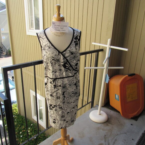 #54 COMFY WOMEN'S OFFICE DRESS BY LONDON TIMES (SIZE 16W) - Picture 1 of 3